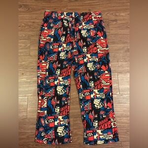 Rare Superman - Multicolor Comic Fleece Pajamas
